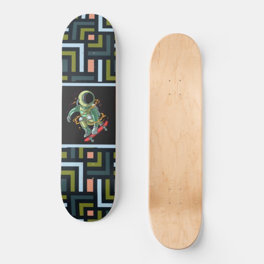 Skateboard Skate d'astronaute (Recto)