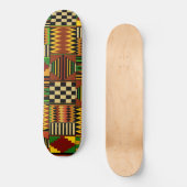 Skateboard Skate de conception Kente en Afrique (Recto)