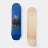 Skateboard Skate de conception musicale (Recto)