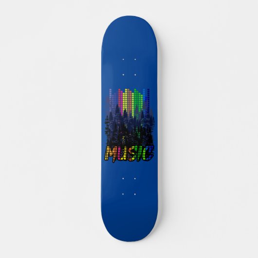 Skateboard Skate de conception musicale (Devant)