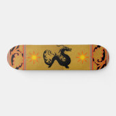 Skateboard Skate de dragon asiatique (Horz)