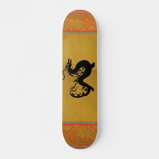 Skateboard Skate de dragon asiatique (Devant)