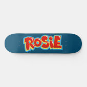 Skateboard Skate de graffiti de Rosie (Horz)