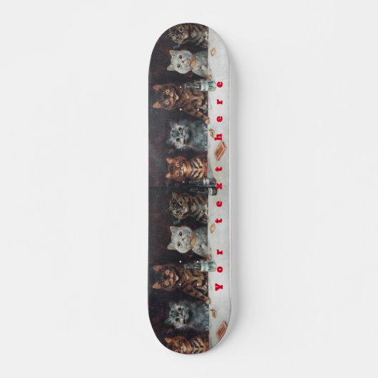 Skateboard Skate de Louis Wain Cats (Devant)