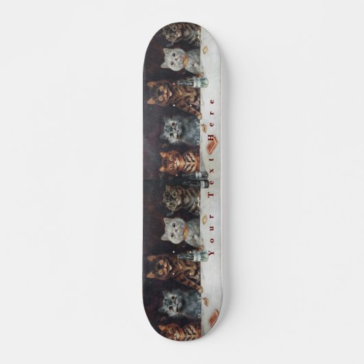 Skateboard Skate de Louis Wain Cats (Devant)