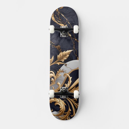 Skateboard Skate De Luxe D'Inspiration Baroque (Recto)