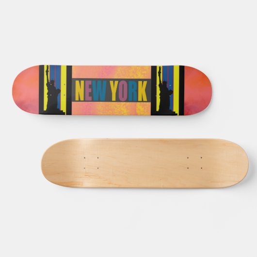 Skateboard Skate de New York (Horz)