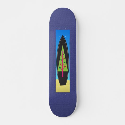 Skateboard Skate de Noël (Devant)