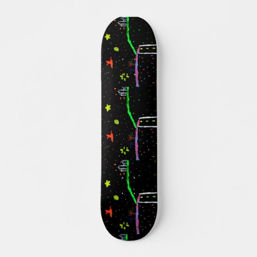 Skateboard Skate de nuit (Devant)