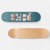 Skateboard Skate de sushi japonais (Horz)