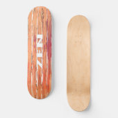 Skateboard Skate en roseaux blancs Zen (Recto)