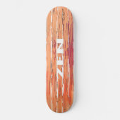 Skateboard Skate en roseaux blancs Zen (Recto)