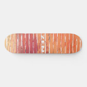 Skateboard Skate en roseaux blancs Zen (Horz)