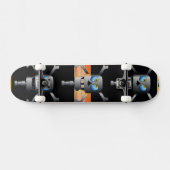 Skateboard Skate et fond de patinage (Horz)
