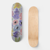 Skateboard Skate Fleur sauvage d'été (Recto)