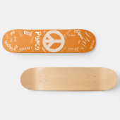 Skateboard Skate for peace (Horz)