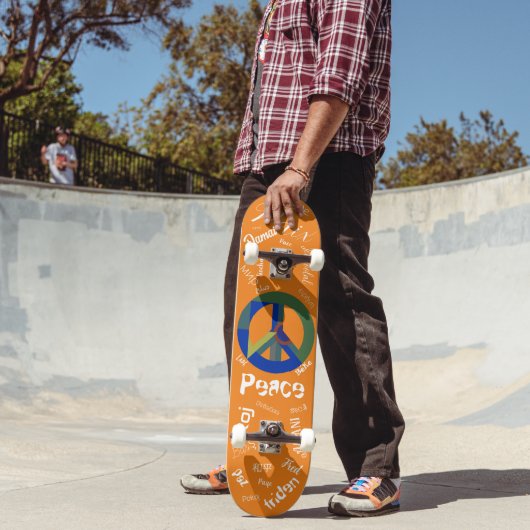 Skateboard Skate for peace (Extérieur 2)