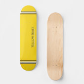 Skateboard Skate jaune (Recto)