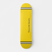 Skateboard Skate jaune (Devant)