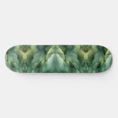 Skateboard Skate marbres vert et or (Horz)
