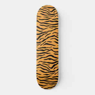 Skateboard Skate Motif Wild Tiger