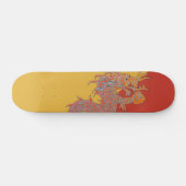Skateboard Skate Orange Dragon (Horz)