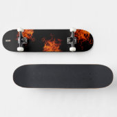 Skateboard skate pour enfants avec flammes (Horz)