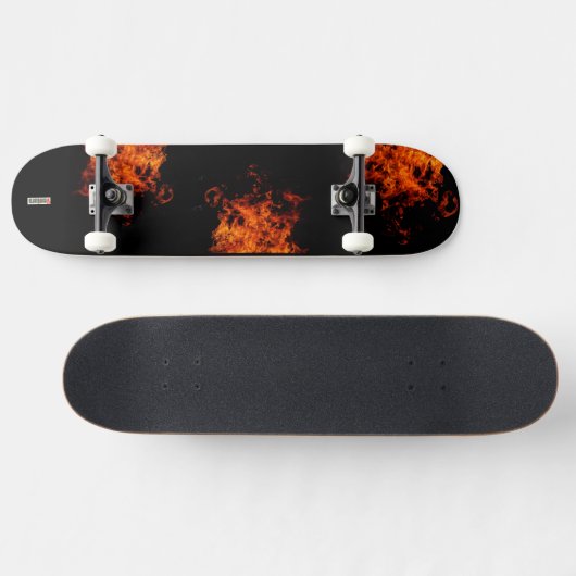 Skateboard skate pour enfants avec flammes (Horz)