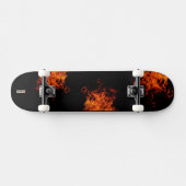 Skateboard skate pour enfants avec flammes (Horz)