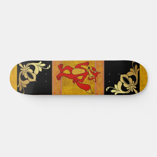 Skateboard Skate Red Fox (Horz)