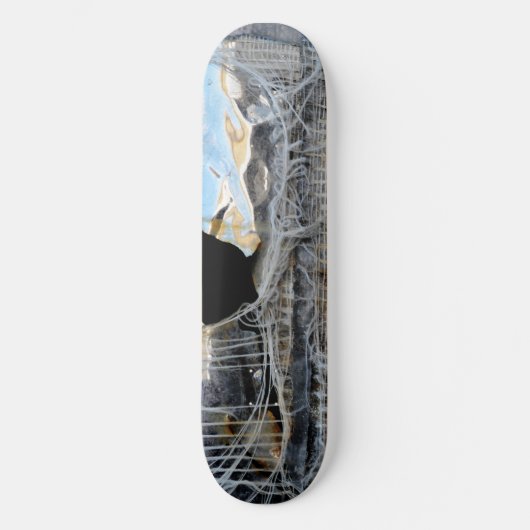 Skateboard Skate "Rusted Chrome & Old Duct Tape" (Recto)