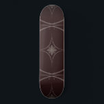 Skateboard Skate simple moderne géométrique Star<br><div class="desc">Simple Modern Geometry Star Custom Name Skateboard présente une simple étoile géométrique sur un arrière - plan rouge profond. Offrez un cadeau sur mesure, un skateboard personnalisé à votre skateboarder préféré pour Noël, anniversaire ou votre BFF. Conçu par ©Evco Studio www.zazzle.com/store/evcostudio</div>