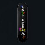 Skateboard Skate "Sk8teboard St*r 3"<br><div class="desc">Le Skateboard "Sk8teboard St*r 3" est un skateboard cool et unique pour chaque Sk8teboard St*r ! Les planches à roulettes Zazzle sont en 8 styles différents sur l'érable nord-américain d'origine locale, et sont conçues avec des normes de qualité professionnelles qui résisteront au patinage le plus dur! Obtenez du ruban adhésif...</div>