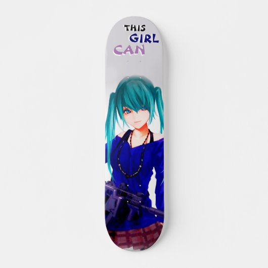 Skateboard Skate skateboards les plus populaires fille anime (Devant)