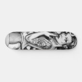 Skateboard skate tattoo girls (Horz)
