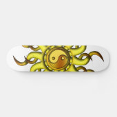 Skateboard Skate, Yin Yang Sun, Jaune Gold (Horz)
