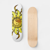 Skateboard Skate, Yin Yang Sun, Jaune Gold (Recto)