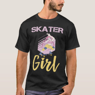 Skateboard Skateboard Skater Girl Ska T-shirt
