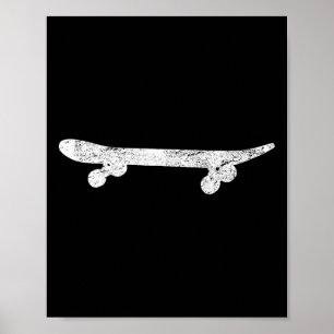 Skateboard Skateboarden Skateboarder Vintage Cadea Poster