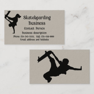 Skateboard Skateboarden Visitekaartje