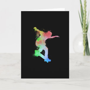 Skateboard Skateboarder Watersplash Skater - Skate Kaart