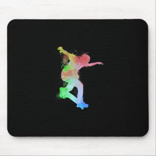 Skateboard Skateboarder Watersplash Skater - Skate Muismat