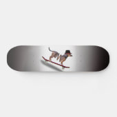 Skateboard Skateboardeur Dachshund Dog (Horz)