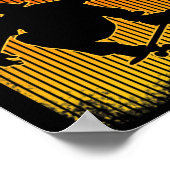 Skateboard Skateboarding Retro Tee For Skateboarde Poster (Hoek)