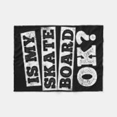 Skateboard Skateboarding Skateboarder Gift Fleece Deken (Voorkant (Horizontaal))