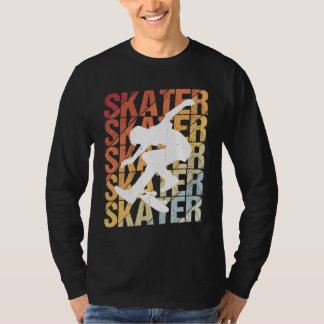 Skateboard Skateboarding Skater Vintage Retro Boar T-shirt