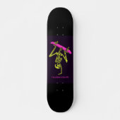 SKATEBOARD SKATEBOARDING SKELETON 'BONE TO BE WILD' SKATEBOAR (Devant)