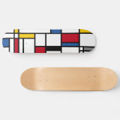 Skateboard Skateboards art Piet Mondrian abstraction (Horz)