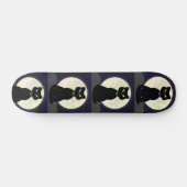 SKATEBOARD SKATEBOARDS BLACK CHAT LÉGER (Horz)