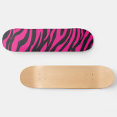 Skateboard Skateboards cool pour filles rose noir Zebra Strip (Horz)